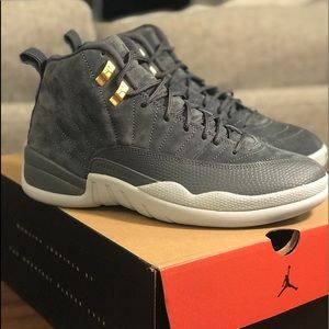 NWT Authentic Air Jordan 12 Retro wolf grey sz 8 M